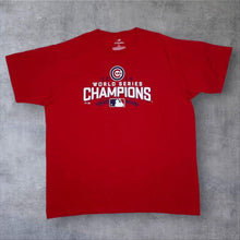 Load image into Gallery viewer, Fanatics MLB Chicago Cubs (2016) “World Series Champions” Baseball Graphic T-Shirt
