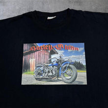 Load image into Gallery viewer, Early 00’s Promodoro Harley Gluhn Motorcycle Biker Souvenir Graphic Black T-Shirt
