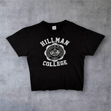 Load image into Gallery viewer, Hillman College A Different World T Shirt Large Black Retro Collegiate Graphic
