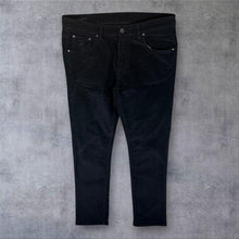 Load image into Gallery viewer, GANT Tyler Slightly Lower Waist Regular Fit Straight Leg Black Corduroy Trousers
