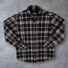 Load image into Gallery viewer, Harley Davidson MotorClothes Wool Blend Plaid Heavyweight Flannel Shirt Large L Biker
