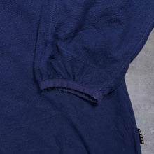Load image into Gallery viewer, Vintage Nike Team Embroidered Mini Swoosh Logo Navy Blue Fleece Sweatshirt
