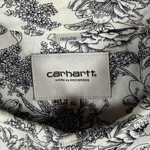 Load image into Gallery viewer, Carhartt WIP S/S Wild Rose Shirt XL Floral Print Cotton I018983 Button Down
