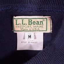 Load image into Gallery viewer, Vintage 90's L. L. Bean Made In USA Colour Block Cotton Mock Neck Sweatshirt
