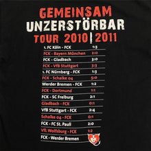 Load image into Gallery viewer, FC Koln “Lauter Sieger” 2010 - 2011 Football Spellout Graphic Black T-Shirt
