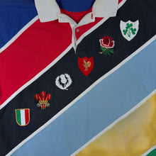 Load image into Gallery viewer, Cotton Traders Six Nations Rugby Shirt 3XL Embroidered Nations Vintage 2000s
