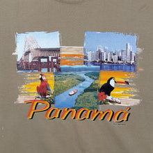 Load image into Gallery viewer, Vintage Panama Tourist Souvenir Wildlife Graphic Light Brown Beige T-Shirt
