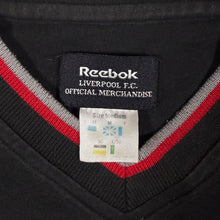 Load image into Gallery viewer, Vintage Liverpool FC Reebok T Shirt Mens M Black Y2K LFC Football 00s
