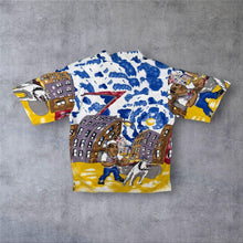 Load image into Gallery viewer, Early 00's Woodpecker Y2K Hip Hop Graffiti Graphic Polyester Short Sleeve Shirt

