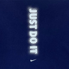 Load image into Gallery viewer, Vintage Nike "Just Do It" Mini Swoosh Logo Spellout Graphic Navy Blue T-Shirt
