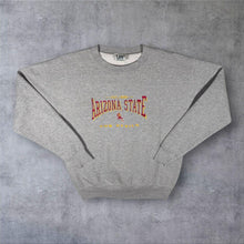 Load image into Gallery viewer, Vintage Lee Sport Arizona State Sun Devils Embroidered College Grey Sweatshirt
