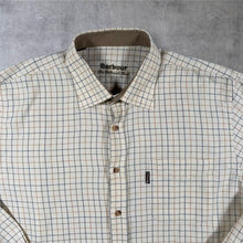 Load image into Gallery viewer, Barbour The Tattersall Shirt Mens XL Cream Check Country Hunting Long Sleeve
