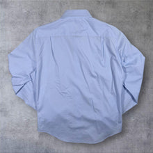 Load image into Gallery viewer, Vivienne Westwood Mens Shirt Size 52 L XL Blue Orb Logo Long Sleeve F/W 2019
