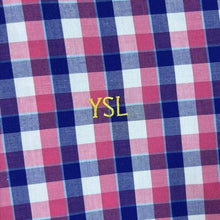 Load image into Gallery viewer, Vintage Yves Saint Laurent YSL Plaid Check Cotton Long Sleeve Button-Up Shirt
