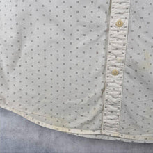 Load image into Gallery viewer, Levi's "Standard" White Patterned Short Sleeve Cotton Shirt
