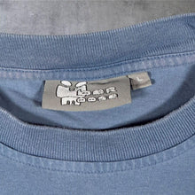 Load image into Gallery viewer, Early 00's Uber Moose "Old Scool" Faded Blue Graphic Cotton T-Shirt
