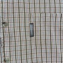 Load image into Gallery viewer, Columbia Sportswear Mens XL Plaid Check Shirt Brown Short Sleeve Button Down

