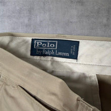 Load image into Gallery viewer, Polo Ralph Lauren Chinos Mens W36 L32 Beige Straight Leg Cotton Trousers

