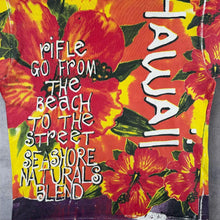 Load image into Gallery viewer, Vintage Rifle Hawaii T Shirt Large Made Italy Y2K Floral All Over Print 90s Surfer
