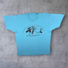 Load image into Gallery viewer, Vintage 90's The Friendly Folkdancers Souvenir Blue Graphic Single Stitch T-Shirt

