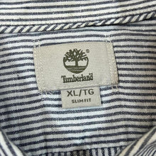 Load image into Gallery viewer, Timberland "Slim Fit" Classic Striped Long Sleeve Cotton Button-Up Shirt

