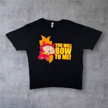 Load image into Gallery viewer, Family Guy Stewie Griffin T Shirt 2009 You Will Bow To Me Black XL Cartoon Tee
