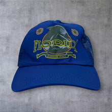 Load image into Gallery viewer, Vintage Florida Sunshine State Dolphin Mesh Trucker Cap Blue Snapback Y2K
