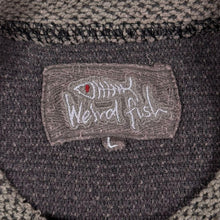 Load image into Gallery viewer, Early 00's Weird Fish Mini Logo Faded Grey Heavyweight Macaroni Knit Sweatshirt

