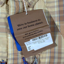 Load image into Gallery viewer, Patagonia Sun Stretch Shirt Mens XXL 52198 Jetty Sespe Tan Plaid Fishing Technical
