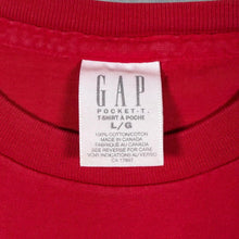 Load image into Gallery viewer, Vintage GAP "Pocket T" Classic Cotton Red Short Sleeve Single Stitch T-Shirt
