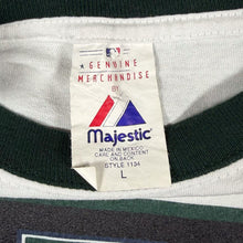 Load image into Gallery viewer, Vintage Majestic MLB (2007) Tampa Bay Rays Baseball Graphic White Ringer Cotton T-Shirt
