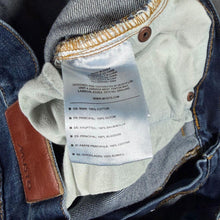 Load image into Gallery viewer, Musto Men's Size 36 Regular Fit Dark Wash Blue Denim Jeans
