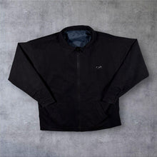 Load image into Gallery viewer, Vintage Speedo Reversible Jacket Large Black Blue Graphic Windbreaker Y2K
