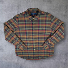 Load image into Gallery viewer, Ralph Lauren Mens XL Plaid Check Shirt Multicolour Button Down Pony Preppy
