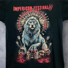 Load image into Gallery viewer, Impericon Festival Graphic Spellout Hard Rock Heavy Metal Punk Band T-Shirt
