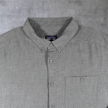 Load image into Gallery viewer, Patagonia Vjosa River Shirt Mens L Grey Organic Pima Cotton STY53900 FA19
