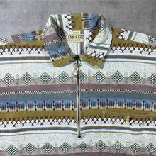 Load image into Gallery viewer, Vintage 90s John F Gee Polo Shirt Southwestern Aztec Geometric Pattern XL XXL
