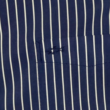 Load image into Gallery viewer, Paul &amp; Shark Yachting Mens Shirt Size 41 L Navy Stripe Cotton Button Down
