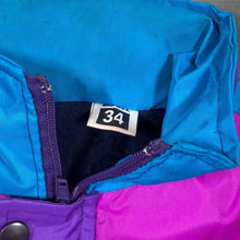 Load image into Gallery viewer, Vintage 90’s Renate Made In UK Colour Block Fleece Lined Ski Jacket

