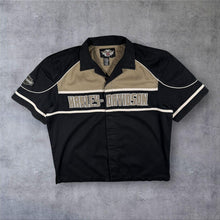 Load image into Gallery viewer, Harley Davidson American Legend Shirt Mens XL Embroidered Black Brown Biker
