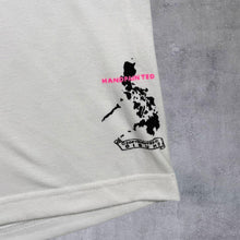 Load image into Gallery viewer, Vintage Jeepney Philippines Tourist Souvenir Handpainted White Graphic T-Shirt
