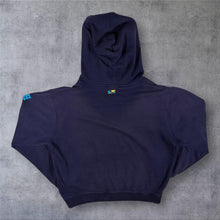Load image into Gallery viewer, Vintage Y2K DrunknMunky Hoodie XL Navy Multicolour Logo 00s Skate Streetwear
