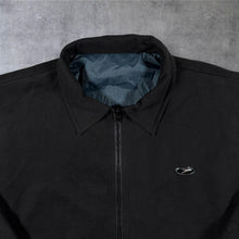Load image into Gallery viewer, Vintage Speedo Reversible Jacket Large Black Blue Graphic Windbreaker Y2K
