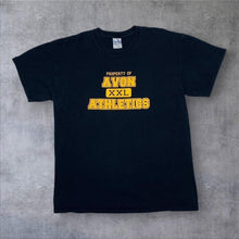Load image into Gallery viewer, Avon Athletics “Property Of” College Sports Spellout Graphic T-Shirt
