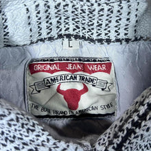 Load image into Gallery viewer, Vintage 90's American Trade Blue-Grey Black Check Long Sleeve Flannel Shirt
