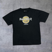 Load image into Gallery viewer, Hard Rock Cafe "Hamburg" Souvenir Logo Spellout Graphic T-Shirt
