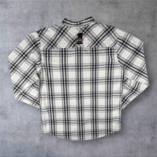 Load image into Gallery viewer, Harley Davidson H-D Racing MotorClothes Mens Tall L XL Plaid Shirt Biker
