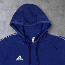 Load image into Gallery viewer, Adidas Classic Embroidered Mini Logo Navy Blue Pullover Hoodie
