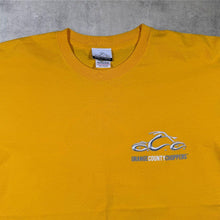 Load image into Gallery viewer, Orange County Choppers Biker TV Show Y2K Graphic Yellow Cotton T-Shirt

