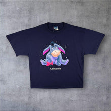 Load image into Gallery viewer, Vintage Disney Eeyore T Shirt XL California Winnie The Pooh Y2K Navy Tee
